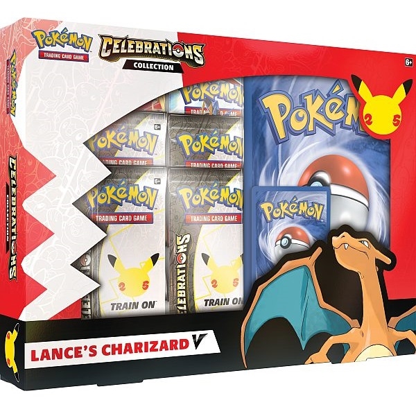 Pokemon kort - Celebrations 25th Anniversary - Lances Charizard V Box
